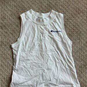 Champion White Sleeveless Shirt